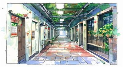 公厕by竹巷感人章节插图，温情都市场景